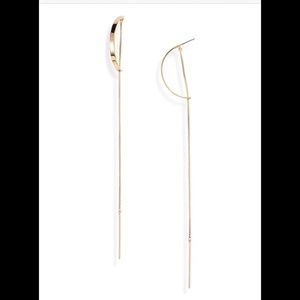 Jenny Bird Paloma statement duster earrings, gold new